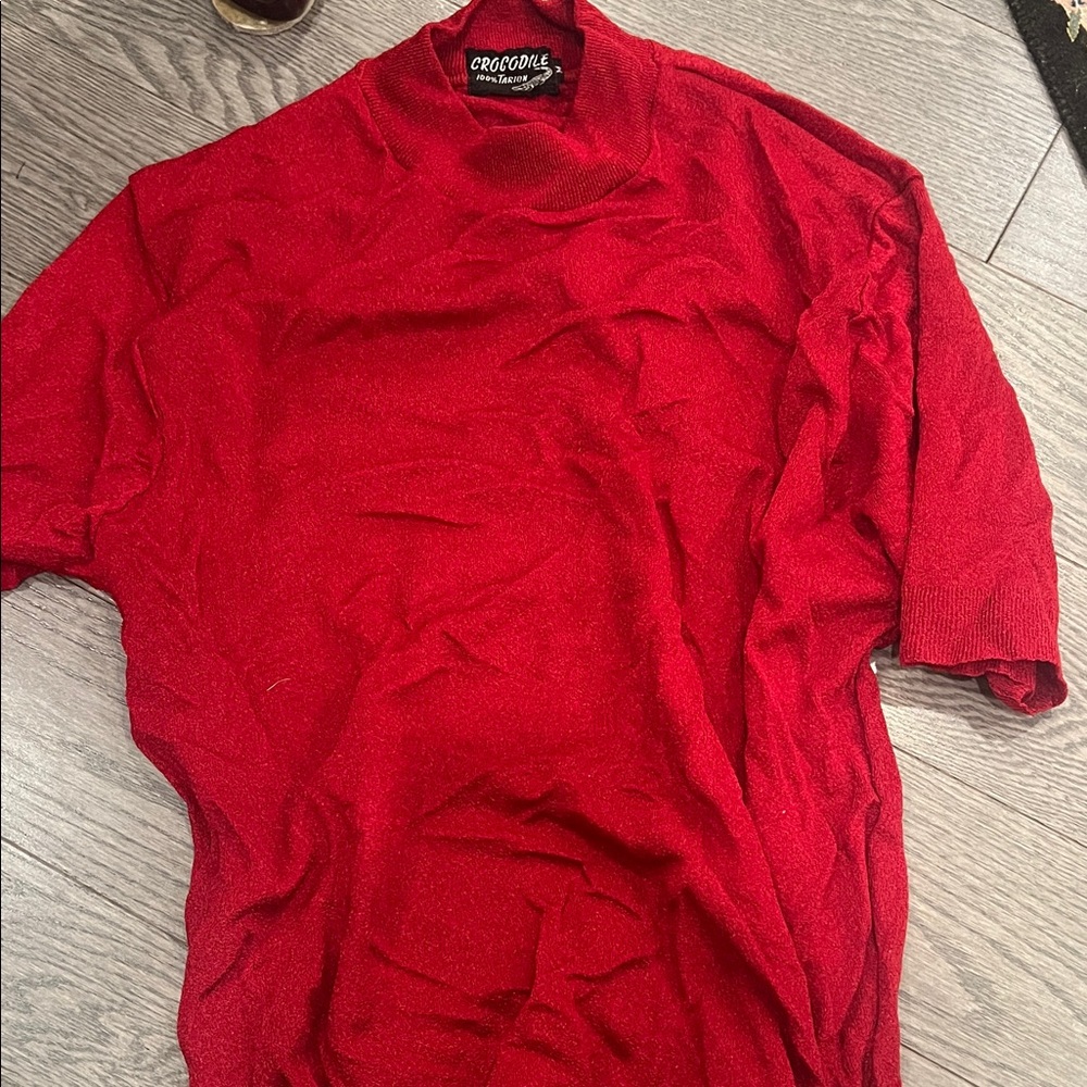 Crocodile Red Sweater Tee